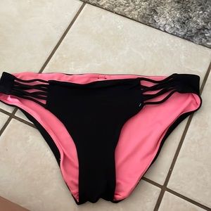 Black bathing suit bottoms